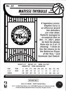 2022 Hoops Blue Matisse Thybulle