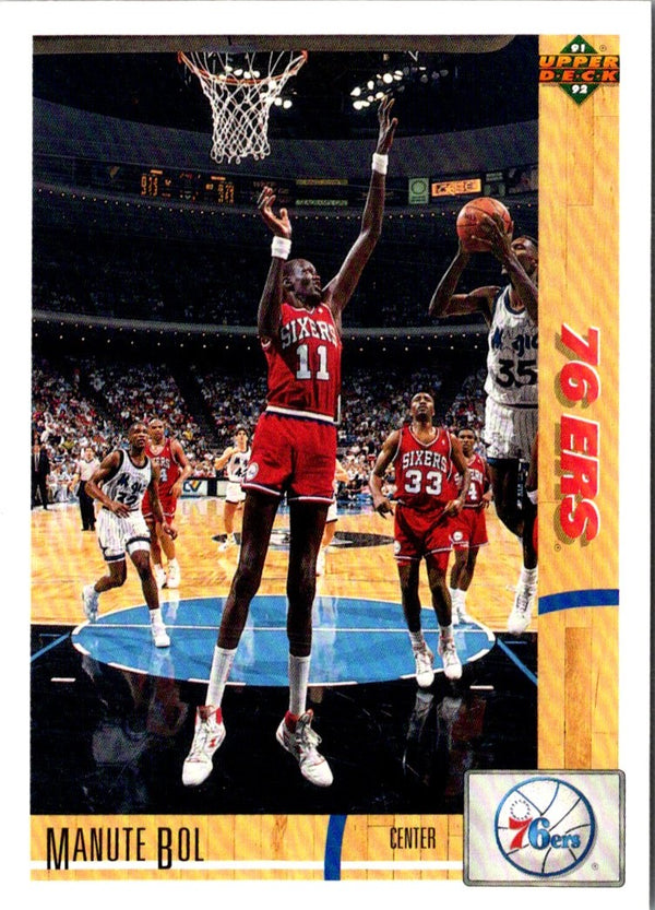1991 Upper Deck International Italian Manute Bol #80