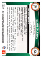 2011 Topps Miami Dolphins (Davone Bess/Chad Henne/Brandon Marshall) #226