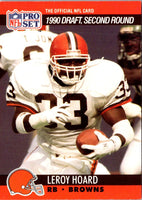 1990 Pro Set Leroy Hoard #714 Rookie