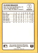 1988 Donruss Baseball's Best Glenn Braggs