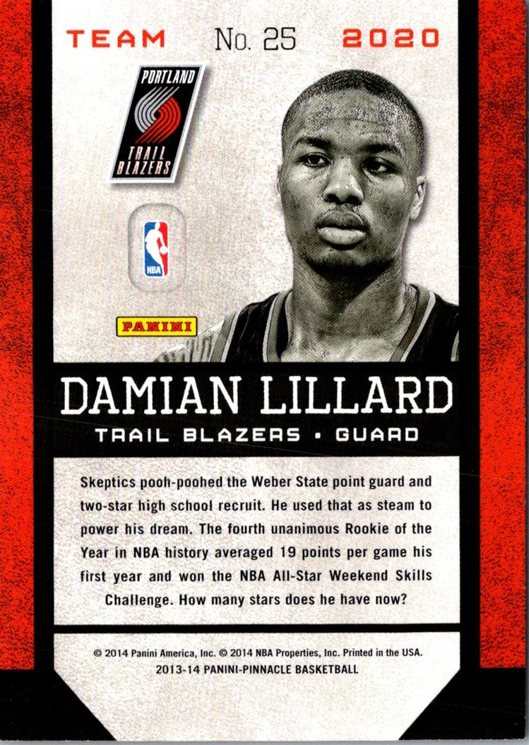 2014 Panini Damian Lillard