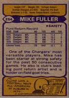 1979 Topps Cream Colored Back Mike Fuller #254