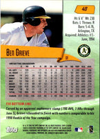 2000 Stadium Club Ben Grieve #40