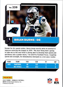 2022 Donruss Blue Press Proof Brian Burns