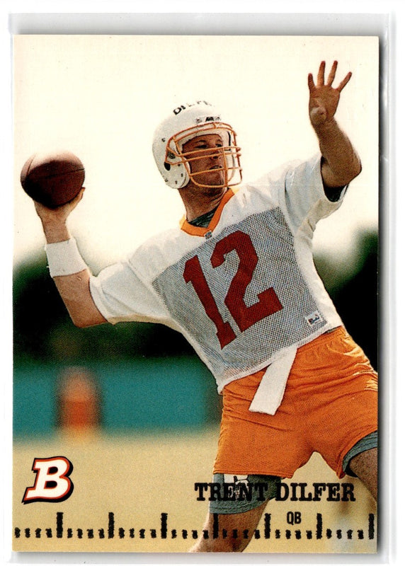 1995 Bowman's Best Mirror Images Draft Picks Trent Dilfer/Kevin Carter #6