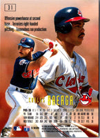 1995 SkyBox E-Motion Carlos Baerga #31