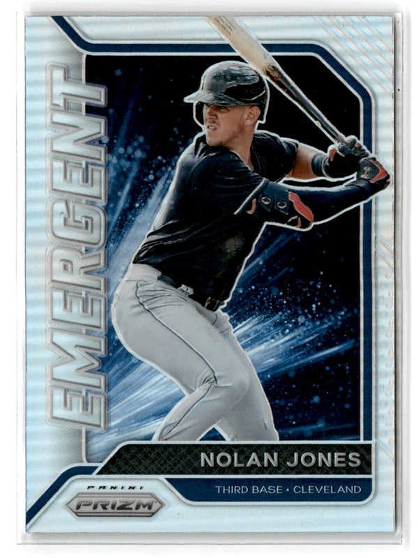 2021 Panini Prizm Emergent Nolan Jones #EM13