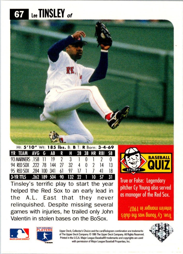 1996 Collector's Choice Lee Tinsley