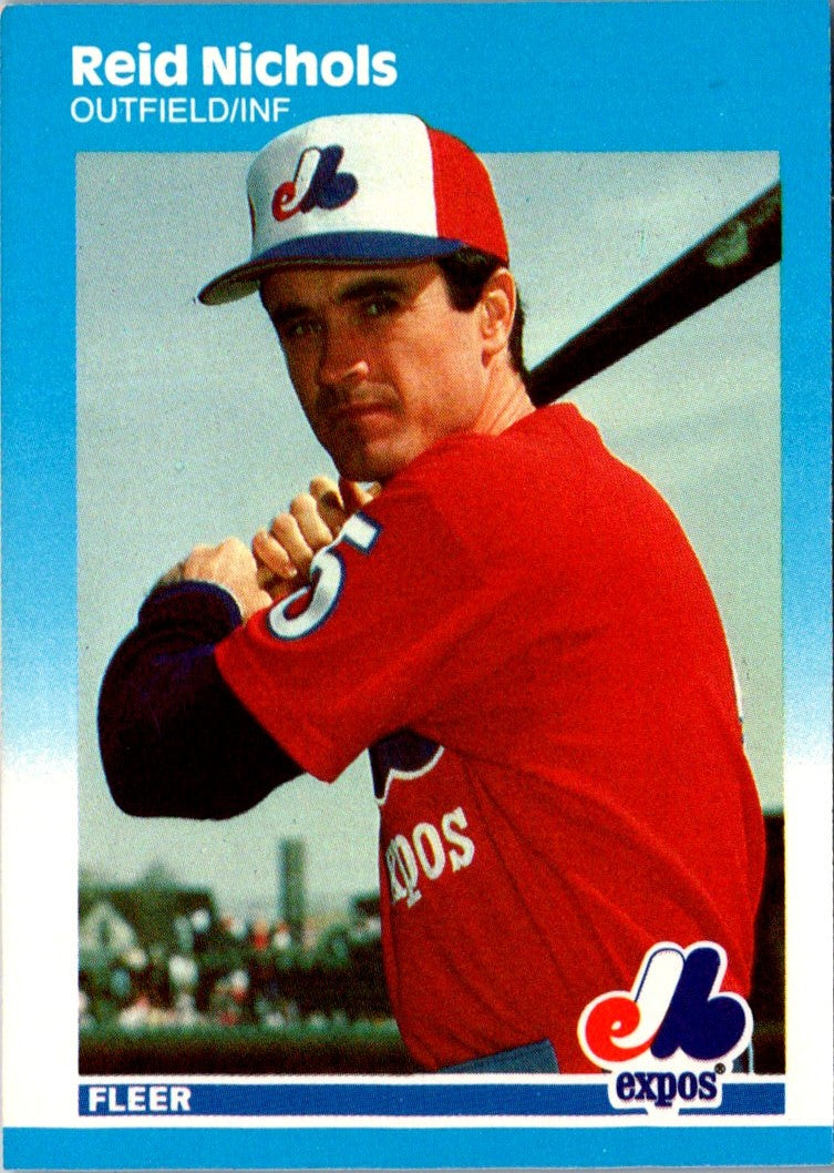 1987 Fleer Update Glossy Reid Nichols