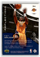 2003 Upper Deck Triple Dimensions Reflections Karl Malone #34