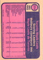 1982 O-Pee-Chee Rick Vaive #314