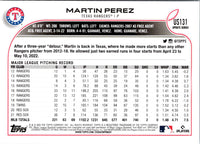 2022 Topps Martin Perez #212