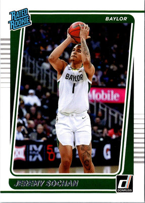 2022 Panini Chronicles Draft Picks Donruss Rated Rookies Jeremy Sochan #15