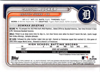 2024 Bowman Prospects Carson Rucker #BP-65
