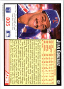 1991 Score Juan Gonzalez