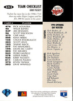 1994 Collector's Choice Kirby Puckett #353