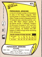 1988 Pacific Legends I Ferguson Jenkins #43