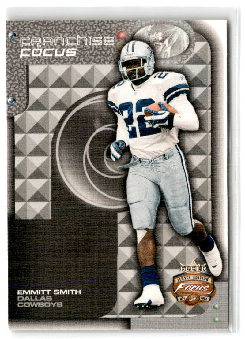 2002 Fleer Focus Jersey Edition Franchise Emmitt Smith