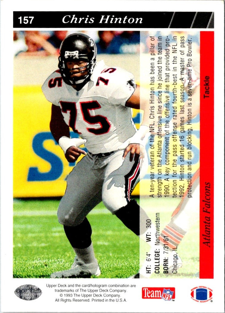 1993 Upper Deck Chris Hinton