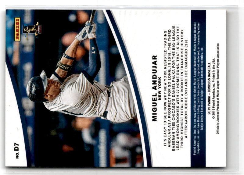 2019 Donruss Dominators Miguel Andujar