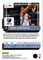 2022 Donruss Optic Jaren Jackson Jr. #189