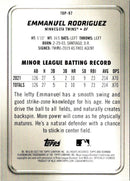 2022 Bowman Platinum Top Emmanuel Rodriguez