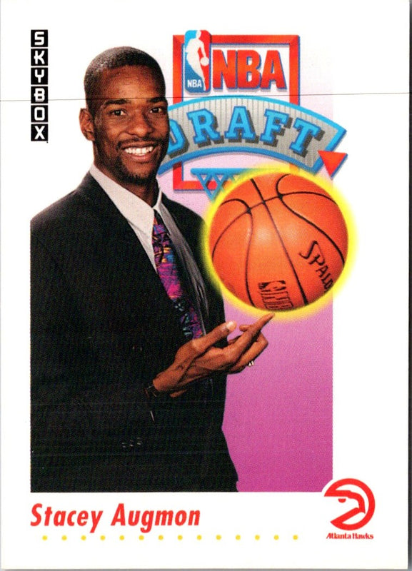 1991 SkyBox Stacey Augmon #521 Rookie