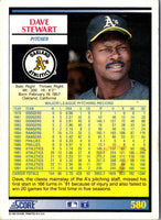 1992 Score Dave Stewart #580