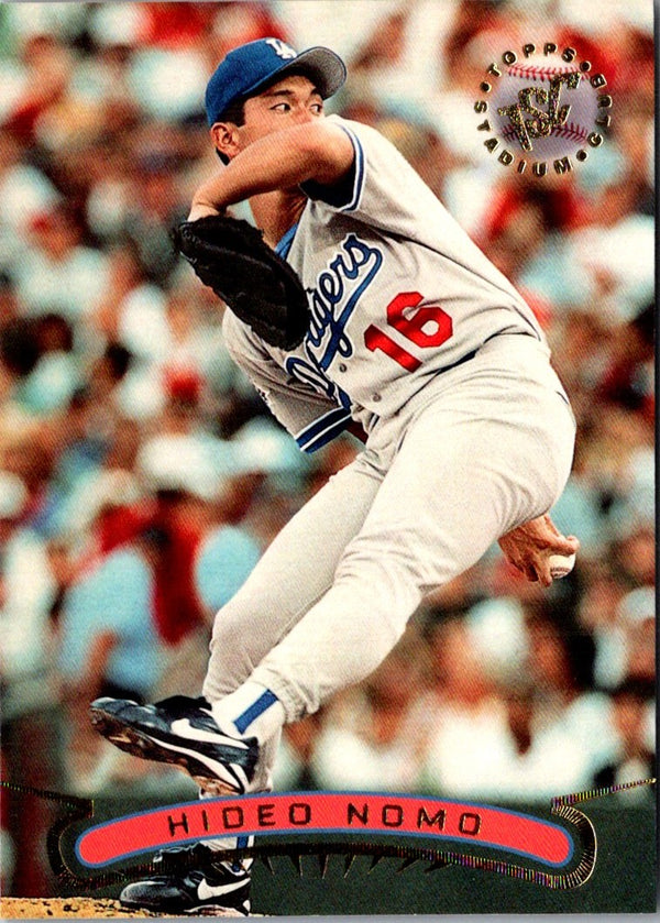 1996 Stadium Club TSC Awards Hideo Nomo #6