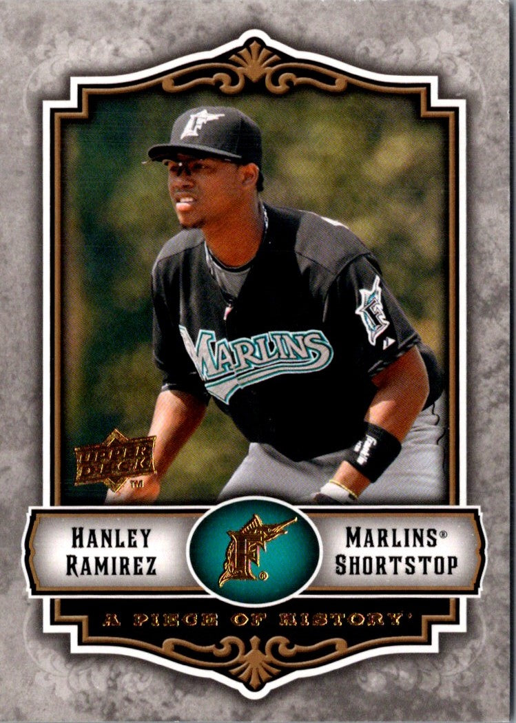 2009 Upper Deck A Piece of History Hanley Ramirez