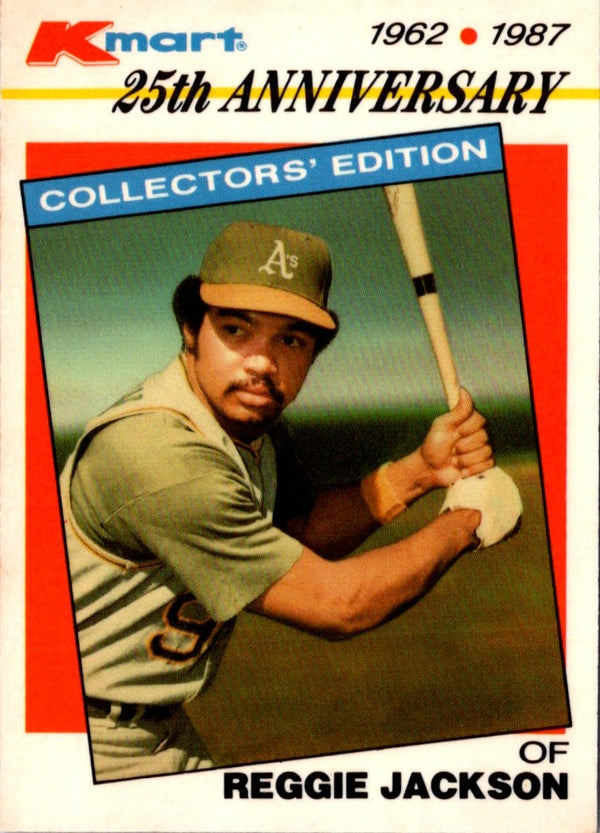 1987 Topps Kmart 25th Anniversary Reggie Jackson #16