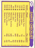 1979 Topps Tony Galbreath/Henry Childs/Tom Myers/Elex Price #451