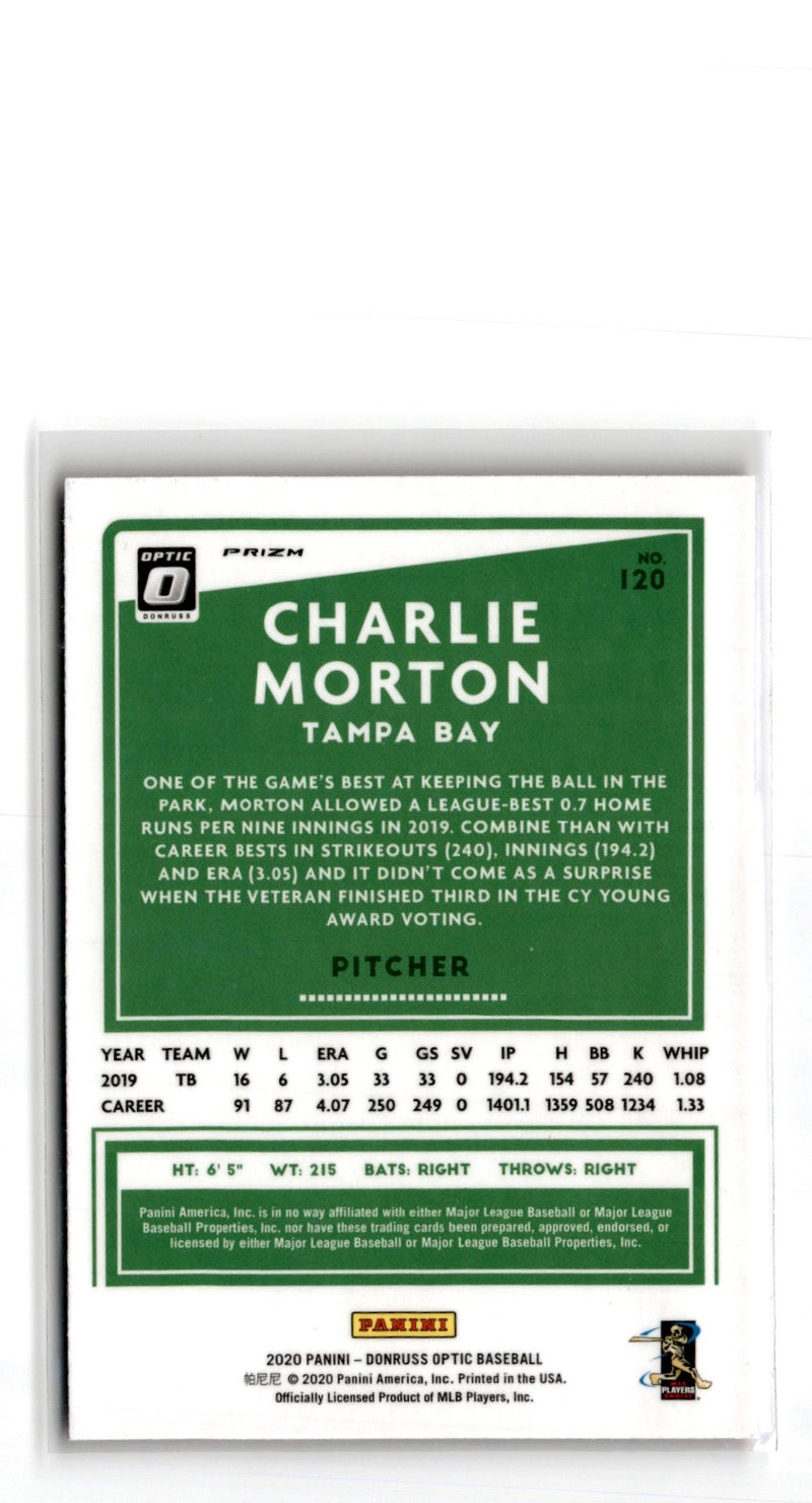 2020 Donruss Optic Pink Charlie Morton