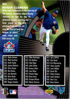 1998 Upper Deck Roger Clemens #534