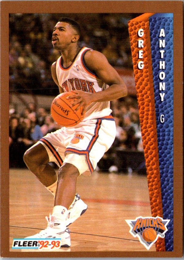 1992 Fleer Greg Anthony #148