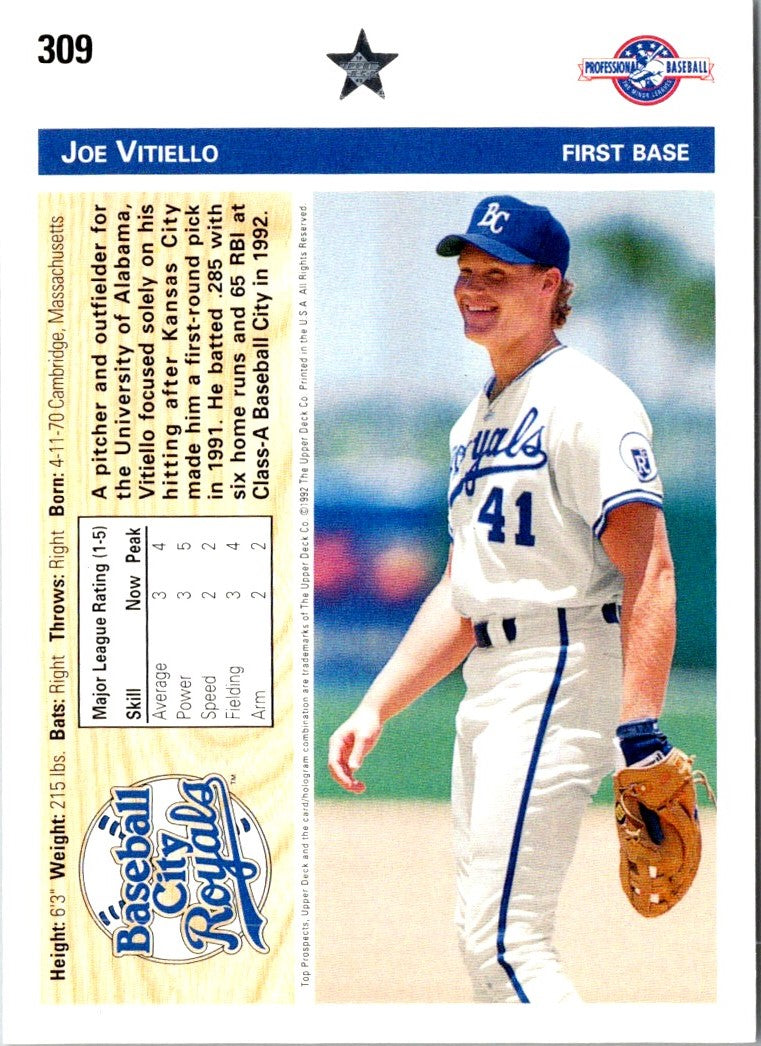 1992 Upper Deck Minors Joe Vitiello