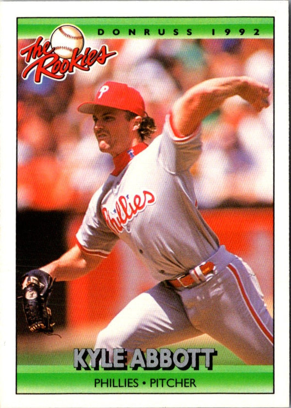 1992 Donruss The Rookies Kyle Abbott #1