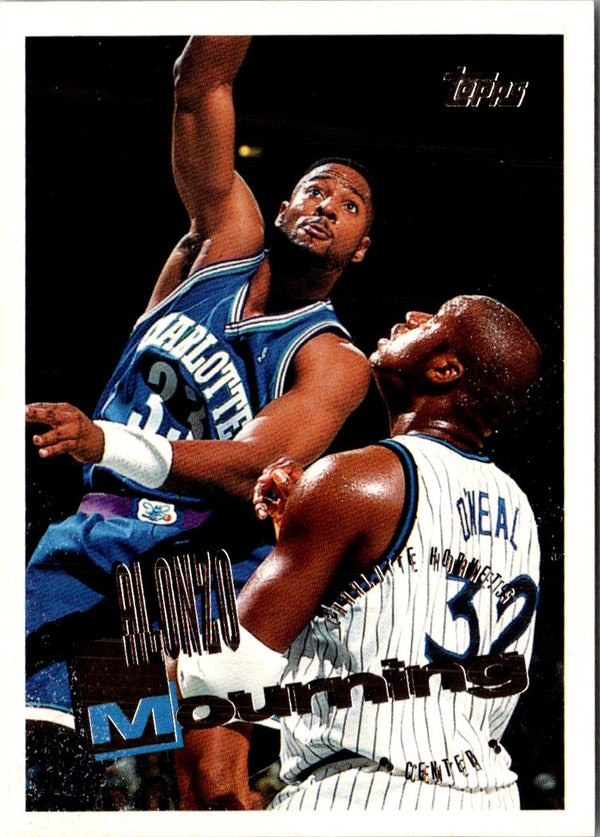 1995 Topps Alonzo Mourning #150