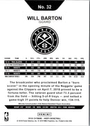 2018 Hoops Purple Will Barton