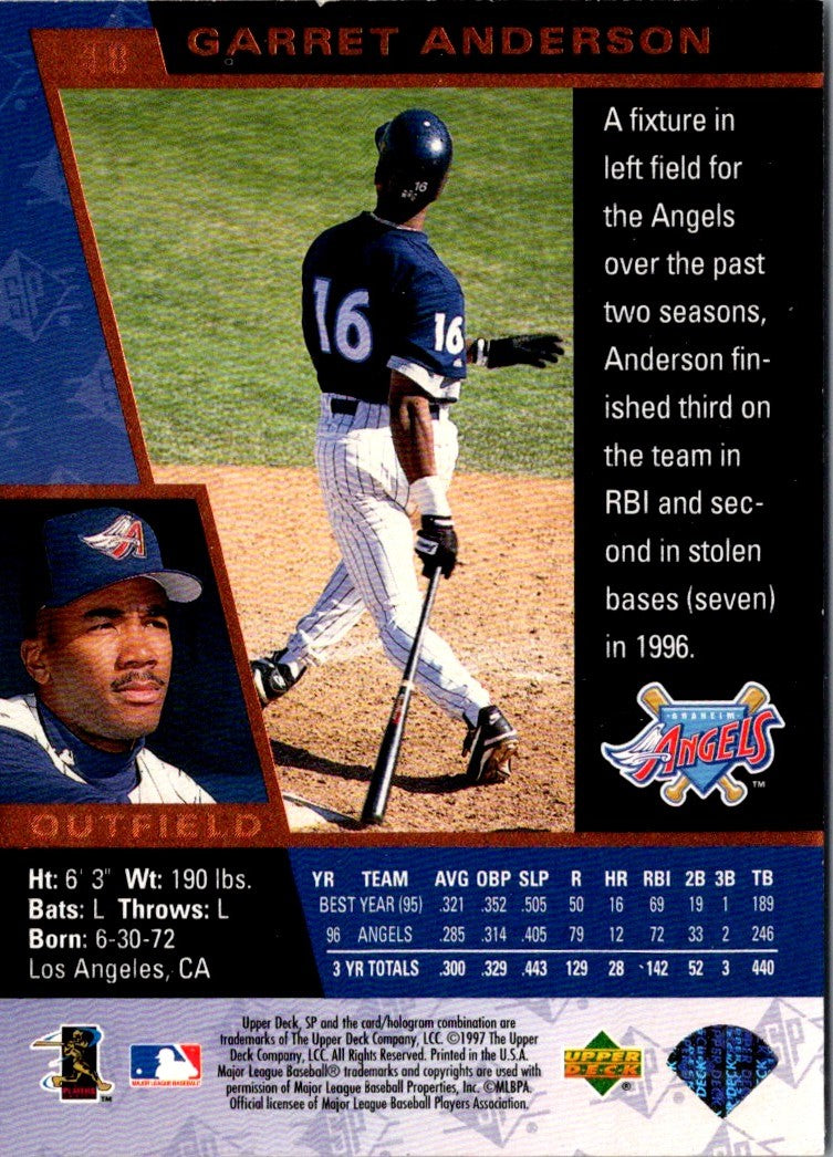 1997 SP Garret Anderson