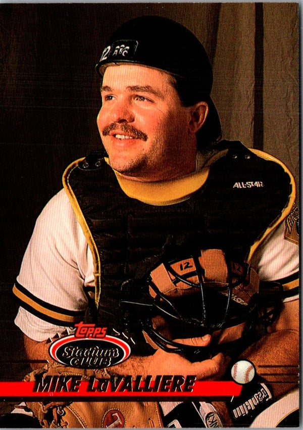 1993 Stadium Club Mike LaValliere #496