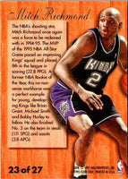 1995 Fleer Flair Hardwood Leader Mitch Richmond #23