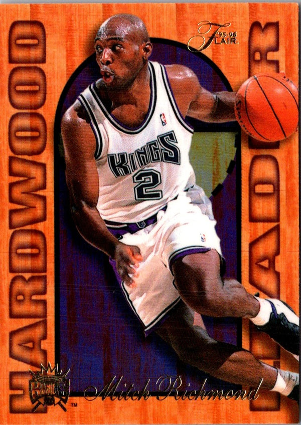 1995 Fleer Flair Hardwood Leader Mitch Richmond #23