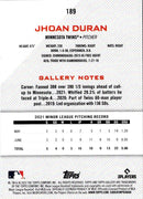 2022 Topps Gallery Jhoan Duran