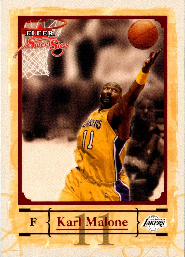 2004 Fleer Sweet Sigs Karl Malone
