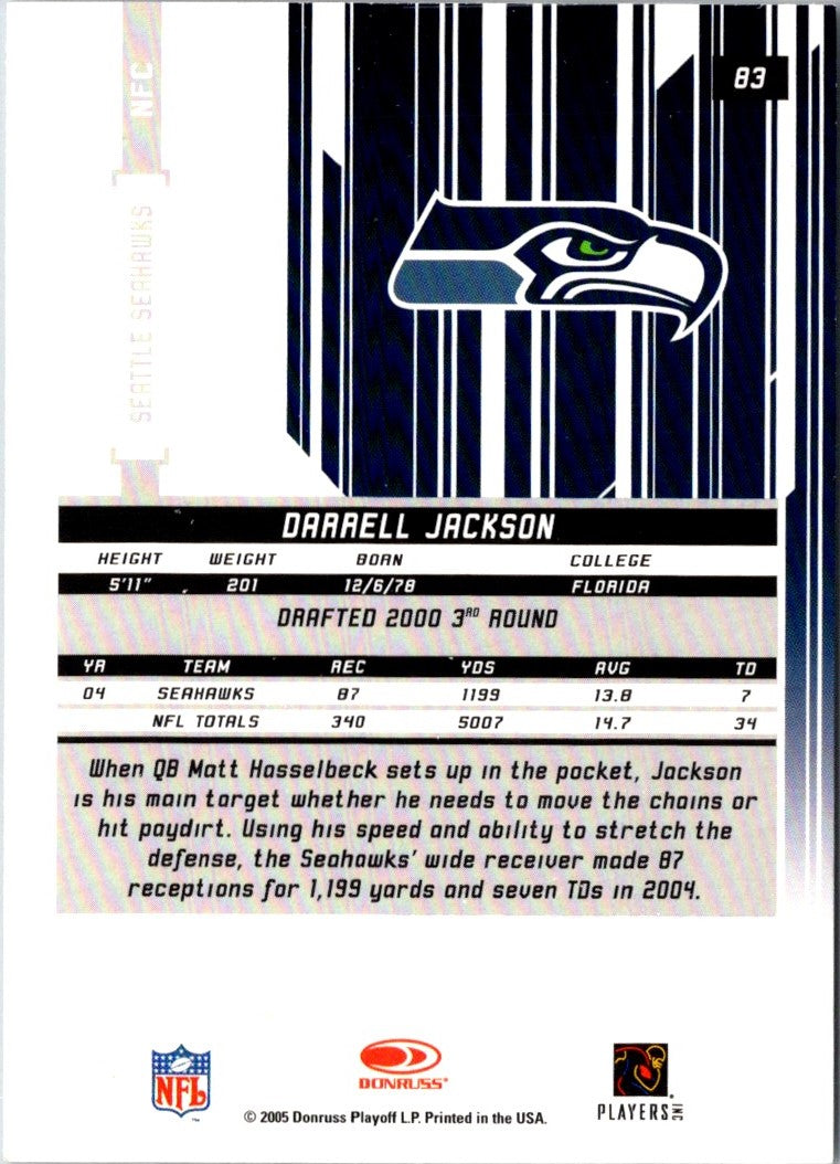 2005 Leaf Rookies & Stars Darrell Jackson