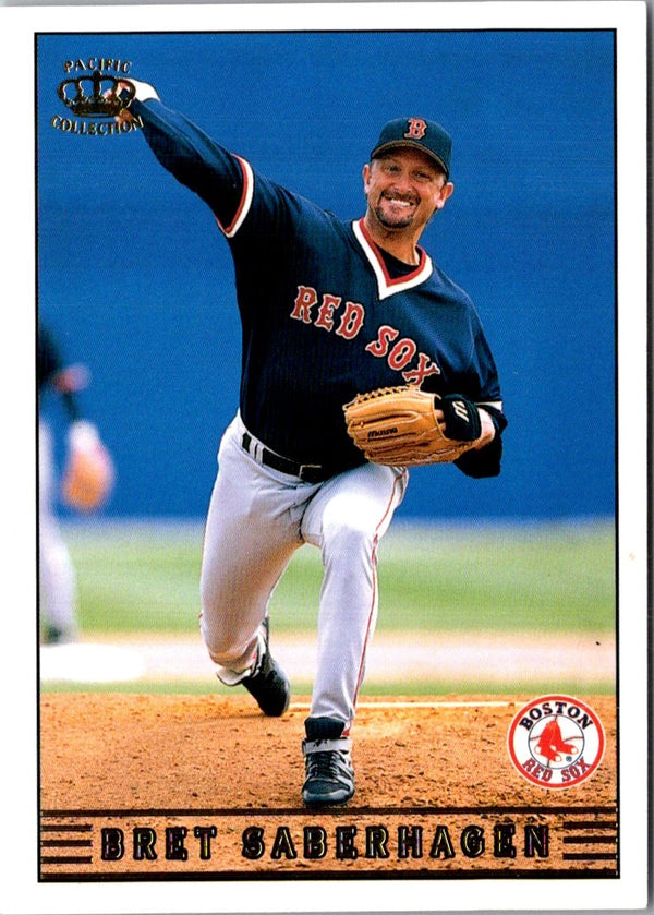 1999 Pacific Crown Collection Platinum Blue Bret Saberhagen #49