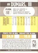 1991 Unocal Detroit Pistons Joe Dumars