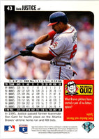 1996 Collector's Choice David Justice #43
